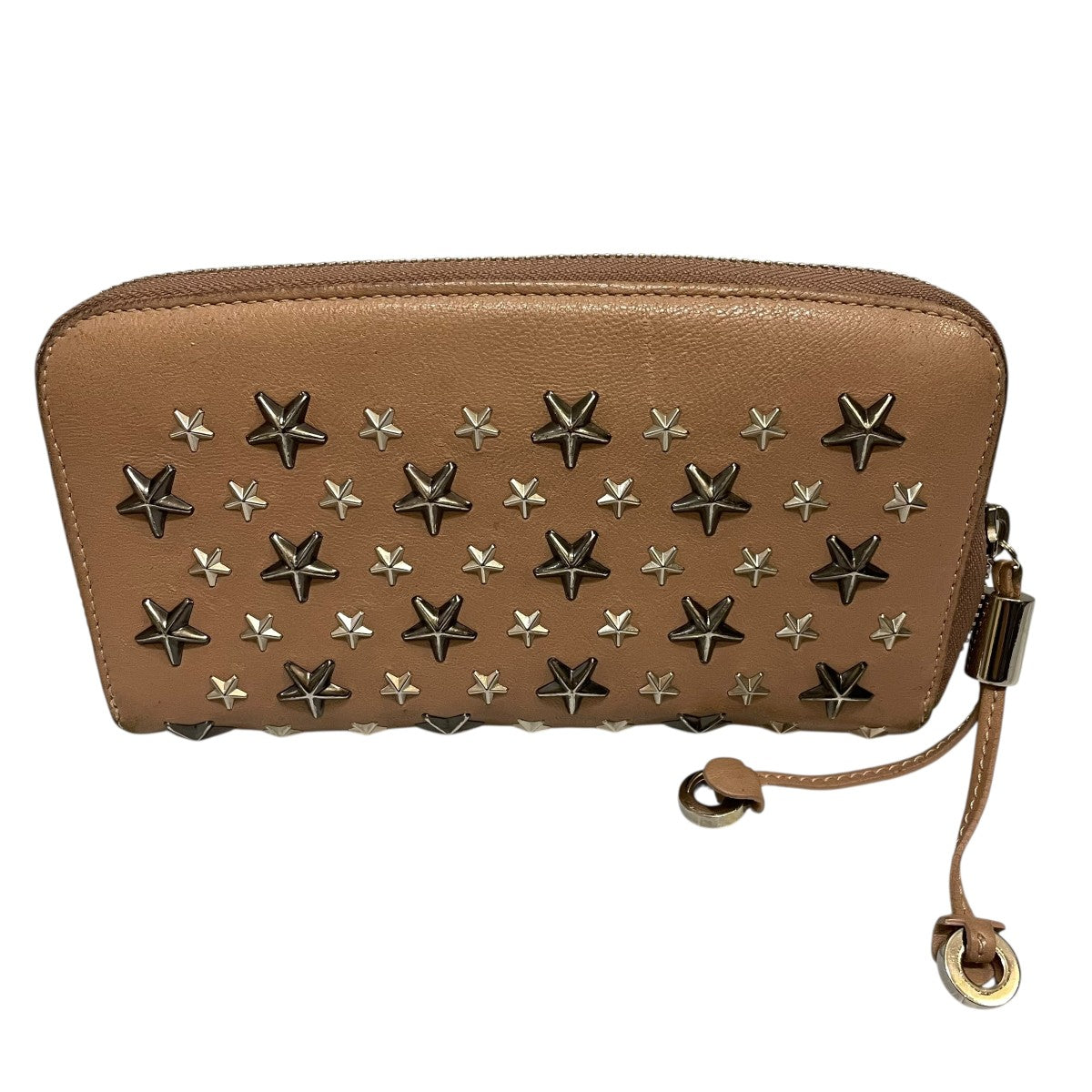JIMMY CHOO スタースタッズラウンドジップウォレット長財布 古着・中古-2枚目のアイテム画像