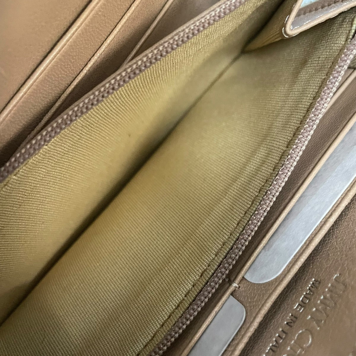 JIMMY CHOO スタースタッズラウンドジップウォレット長財布 古着・中古-5枚目のアイテム画像