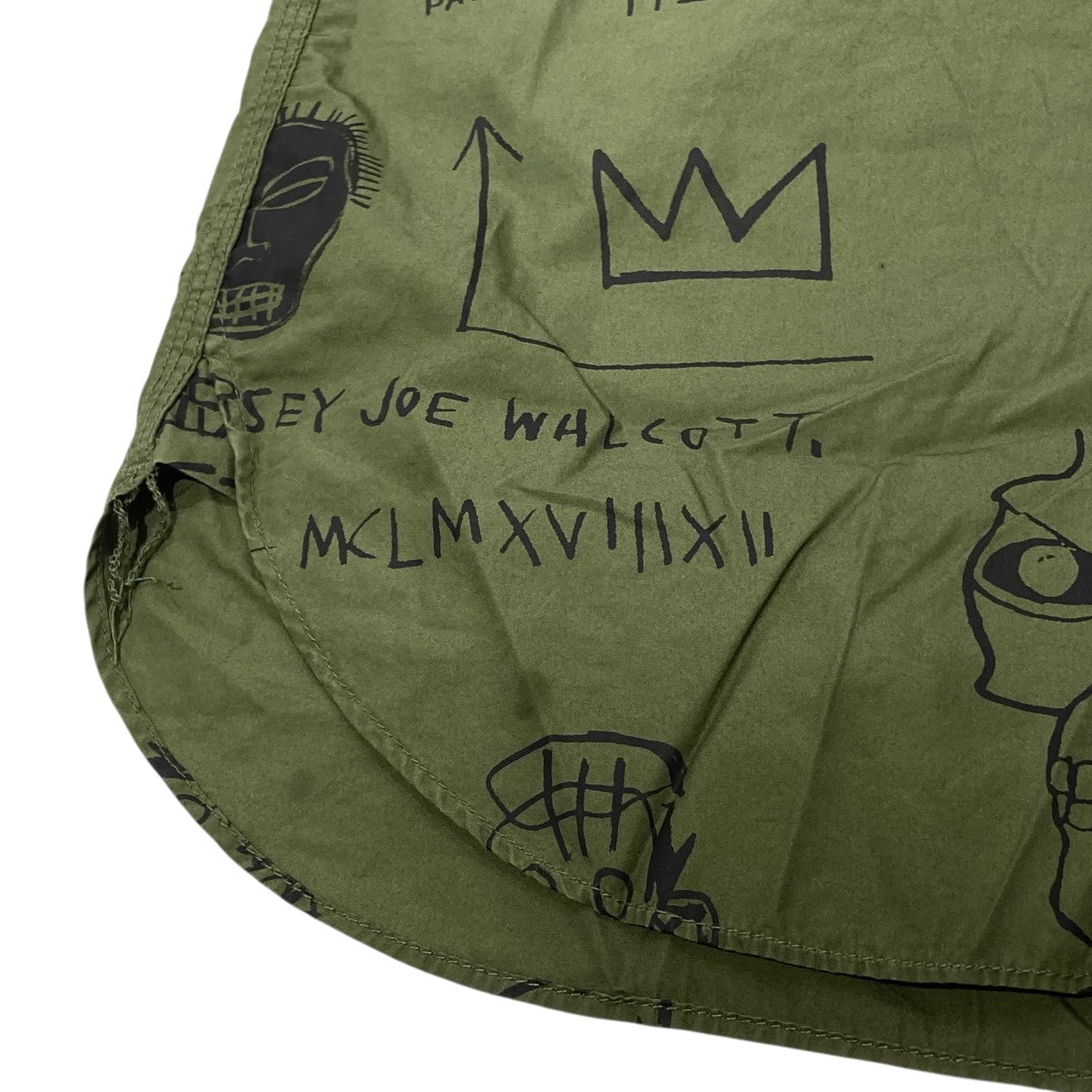 JUNYA WATANABE MAN 綿ブロードプリント Jean-Michel Basquiat半袖シャツWK-B023 古着・中古-10枚目のアイテム画像