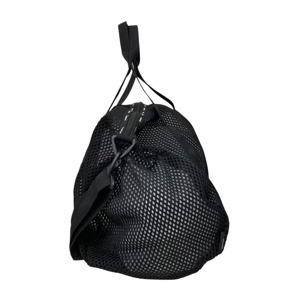 Supreme(シュプリーム) mesh duffle bag 23sメッシュバッグ ブラック