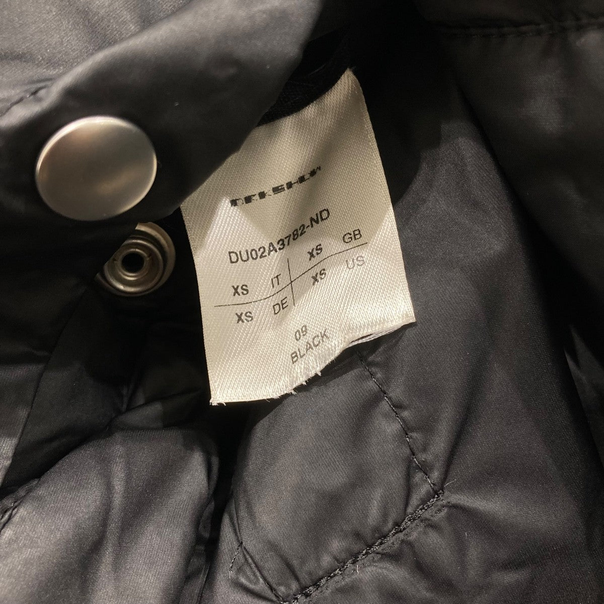 RICK OWENS(リックオウエンス) SNAP FRONT JACKETジャケット ブラック