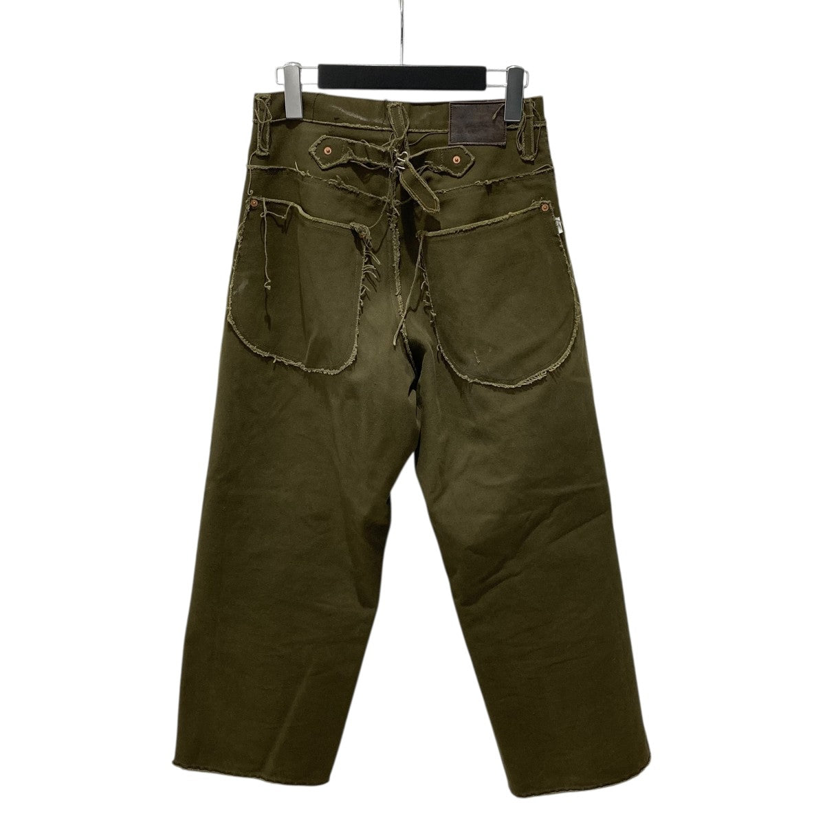 SUGARHILL(シュガーヒル) Raw-Edge Canvas Denim Pantsデニム