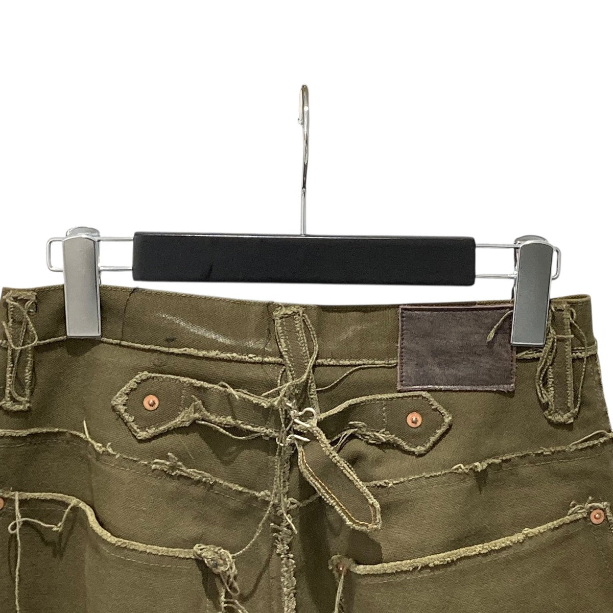 SUGARHILL(シュガーヒル) Raw-Edge Canvas Denim Pantsデニム