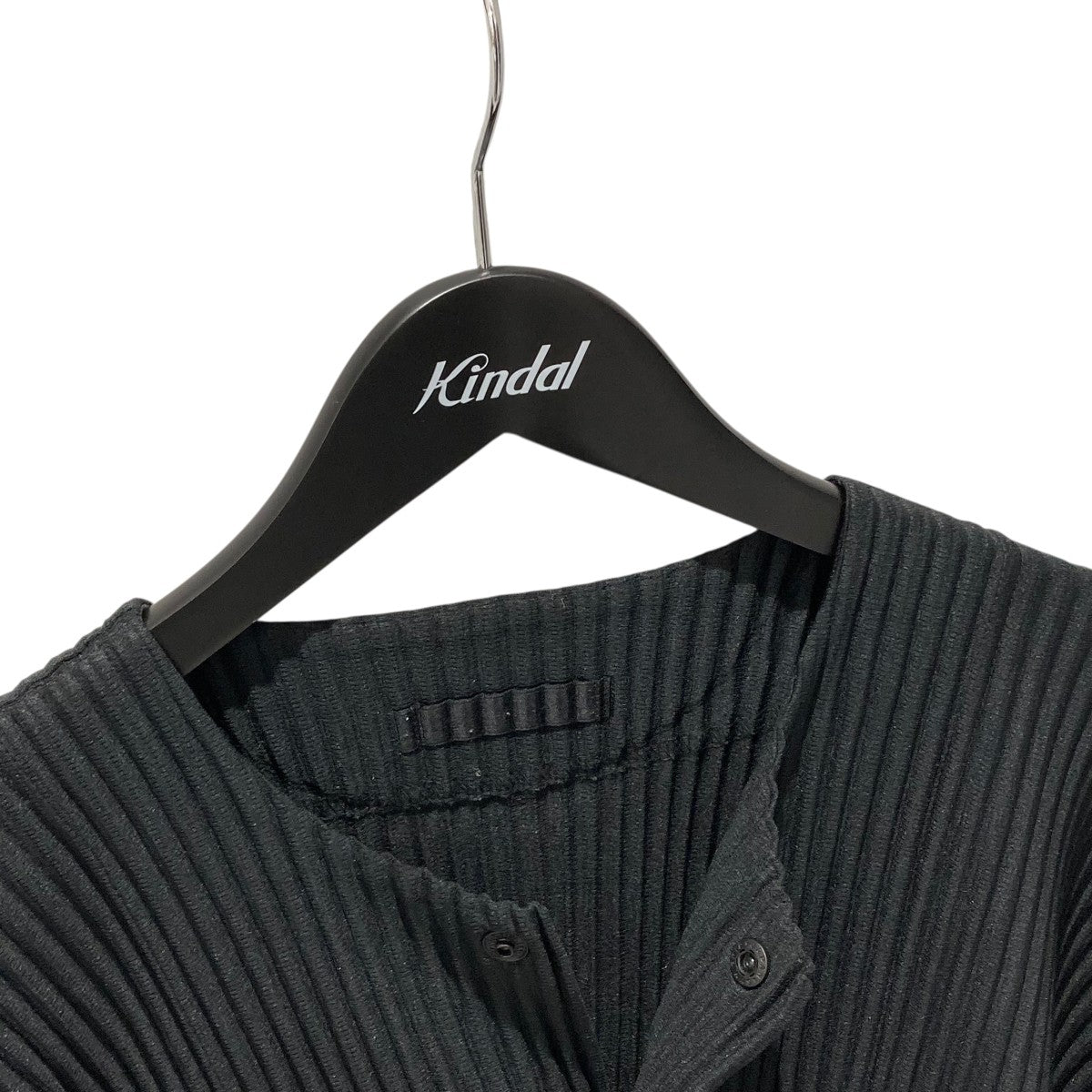 H' PLISSE ブラック プリーツカーディガン HOMME PLISSE ISSEY MIYAKE(イッセイミヤケオムプリッセ