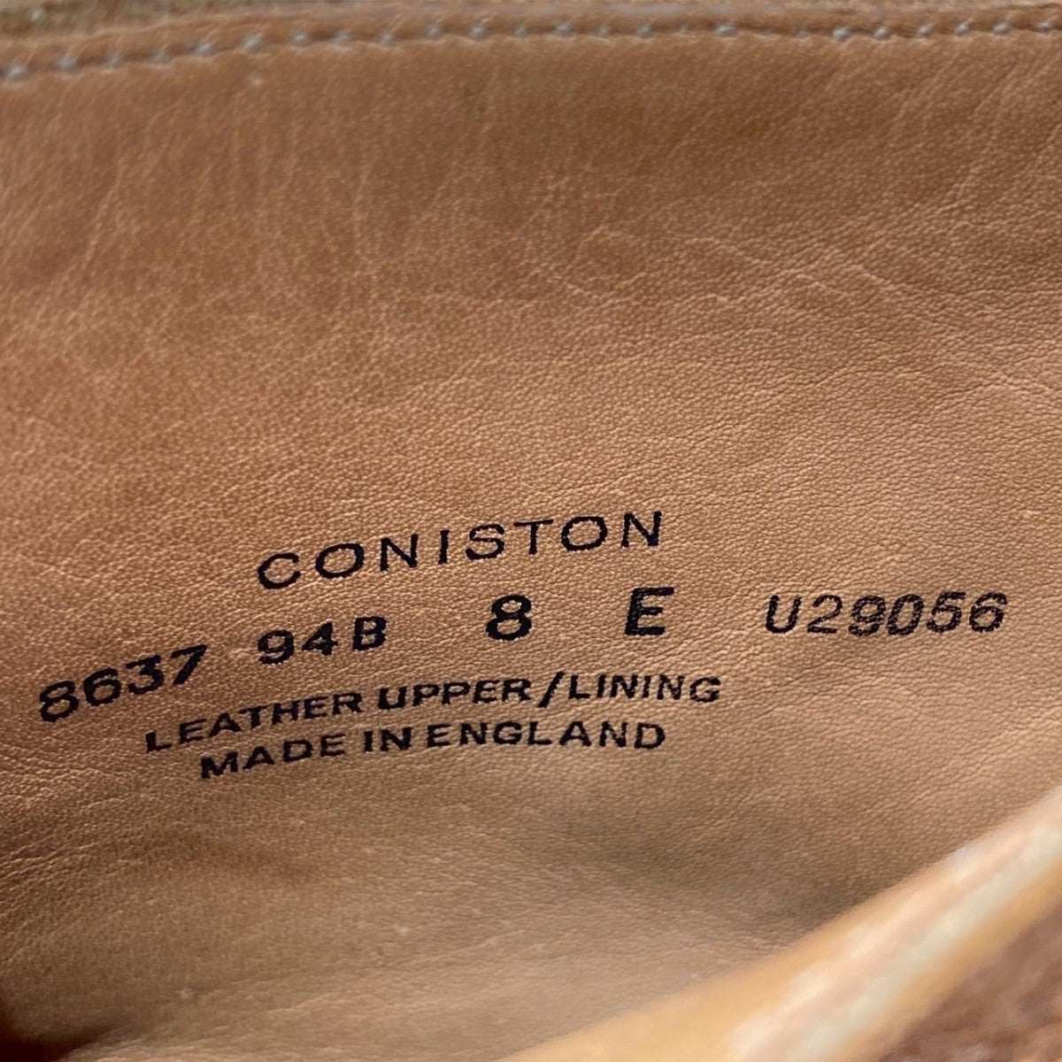 Crockett ＆ Jones レースアップブーツ8637 94B 古着・中古-7枚目のアイテム画像