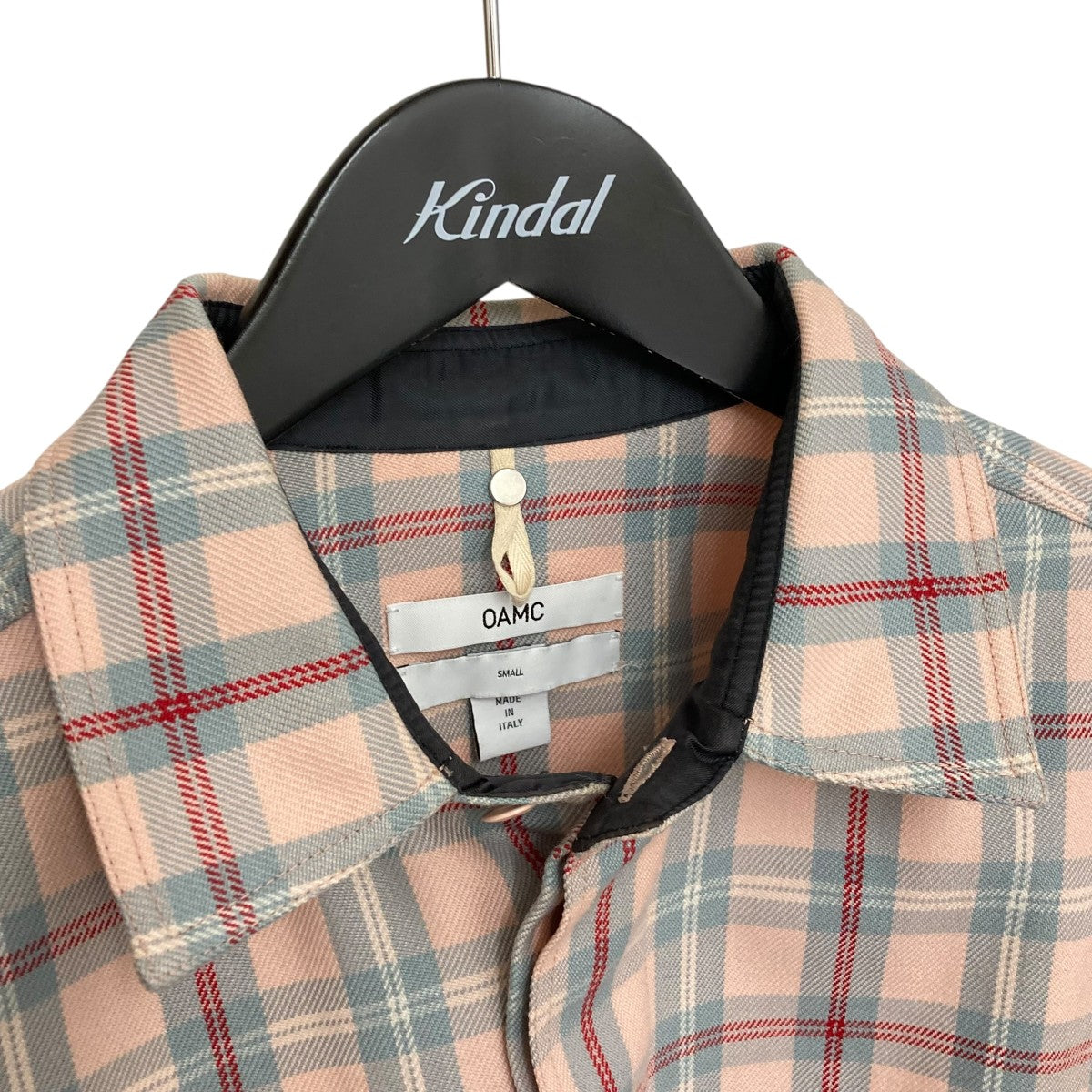 OAMC オーバーサイズ半袖チェックシャツ OAMC オーバーサイズ半袖チェックシャツ オーバーサイズ半袖チェック柄