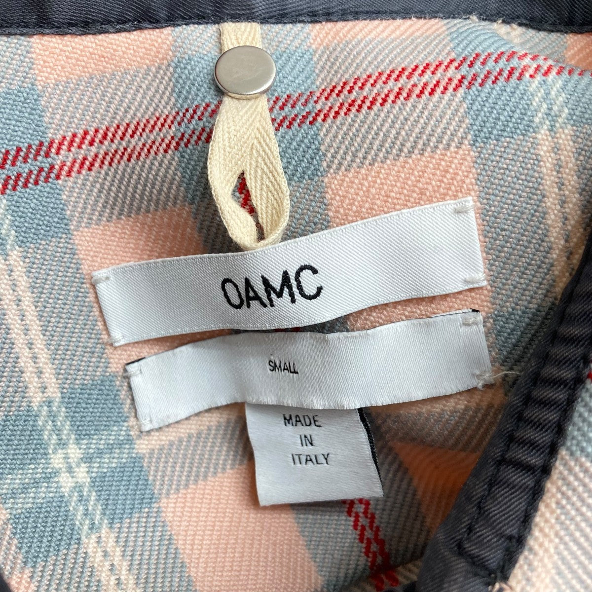 OAMC(オーエーエムシー) 19AWチェックオーバーサイズチェックシャツ