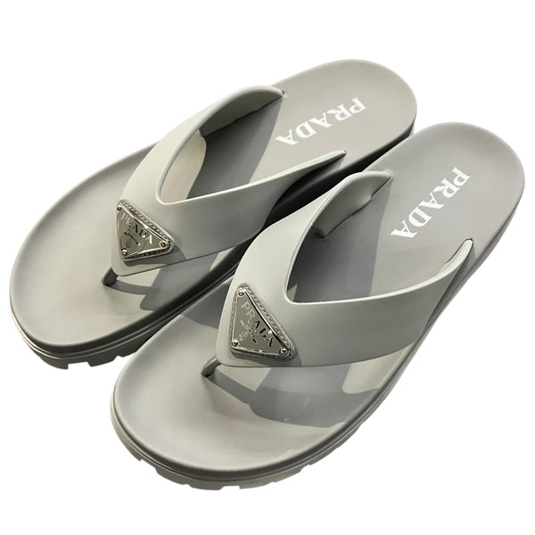 PRADA(プラダ) ラバー トングサンダル2Y3130 2Y3130 グレー サイズ 7