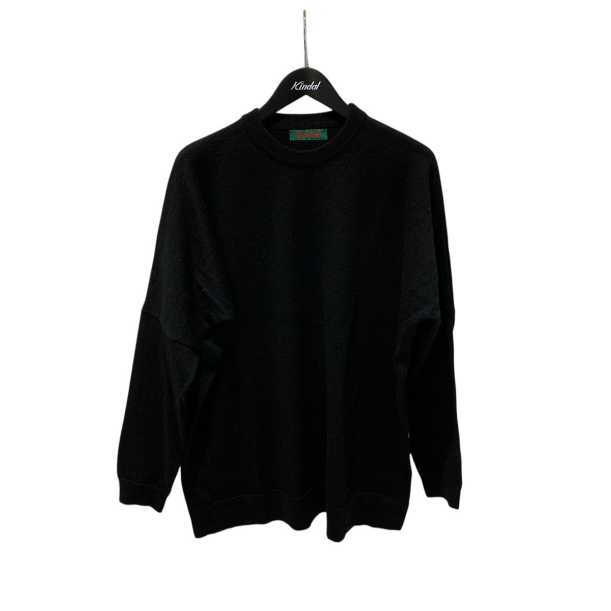 定価の半額以下:CASEY CASEY クルーネックニット ネイビー Sサイズ CASEY CASEY(ケイシーケイシー) CASEY CASEY SWEATER22HK013 22HK013