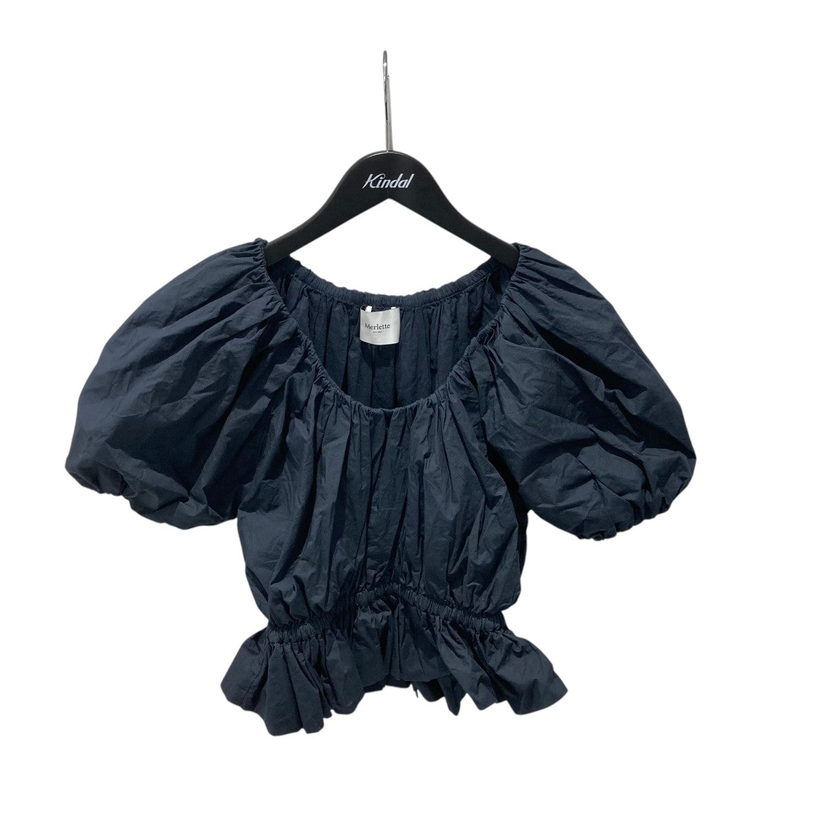 Merlette 25SSScoop Neck Blouse半袖ブラウス4110700099 古着・中古-1枚目のアイテム画像