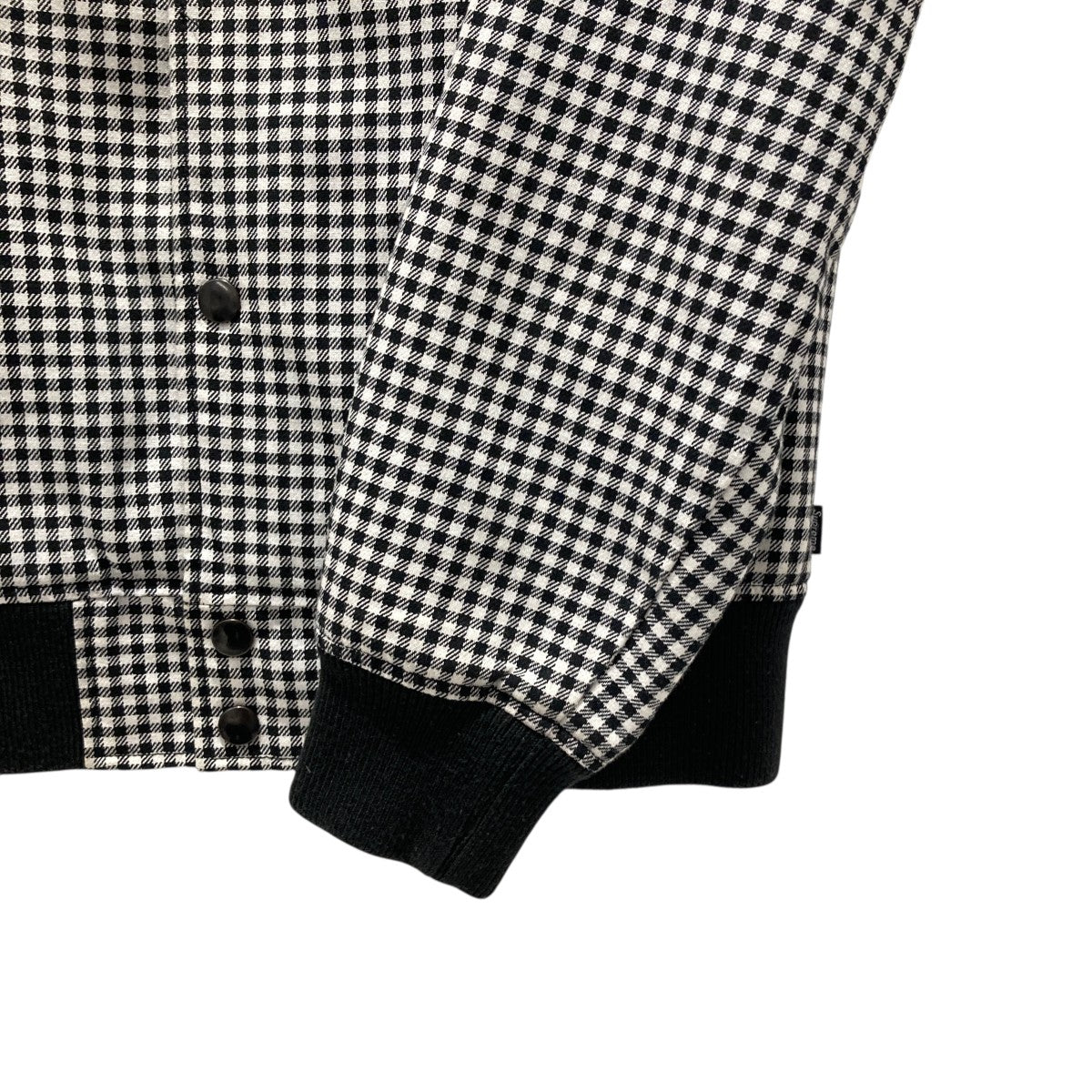 Supreme(シュプリーム) Plaid Bomber Jacketブルゾン ホワイト