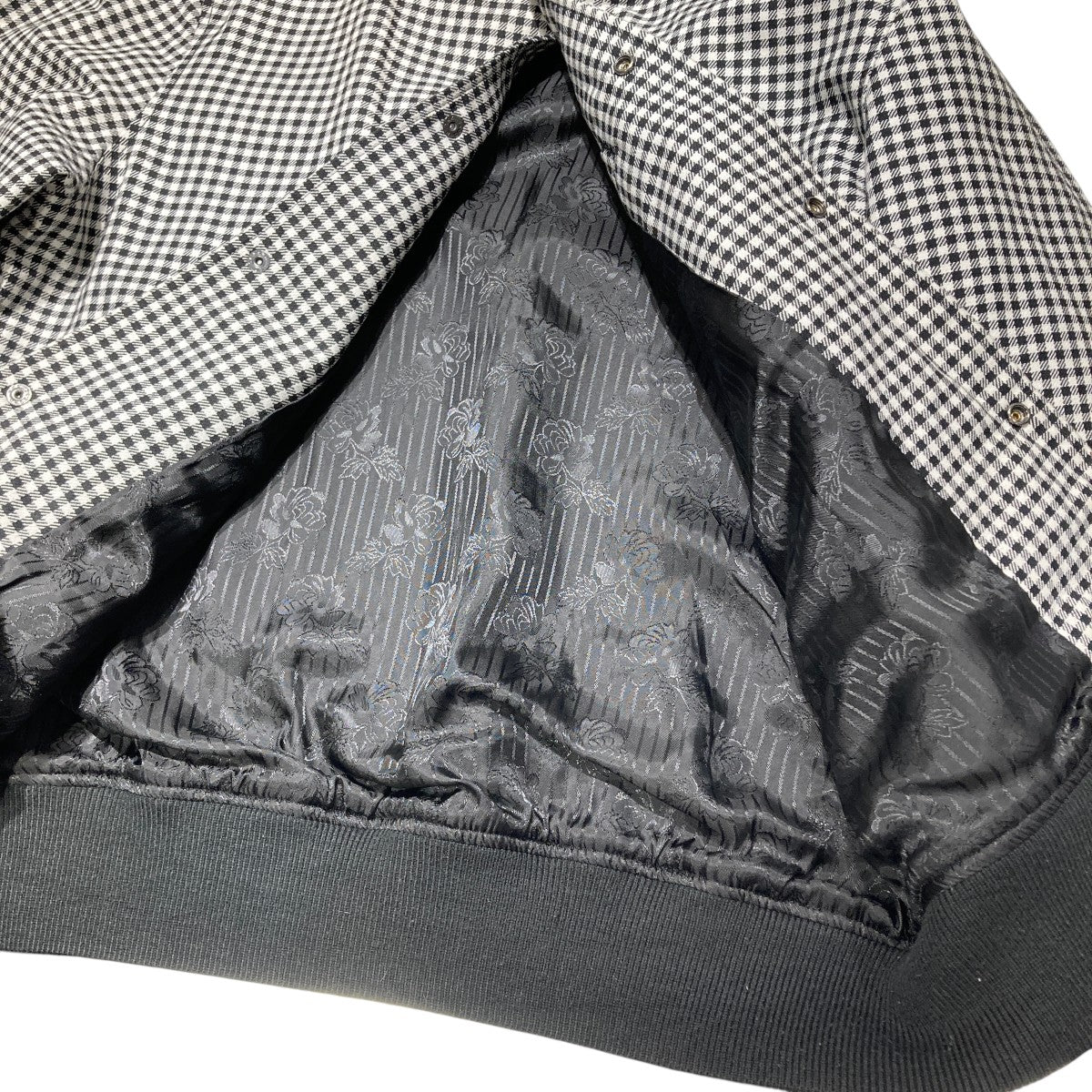 Supreme(シュプリーム) Plaid Bomber Jacketブルゾン ホワイト