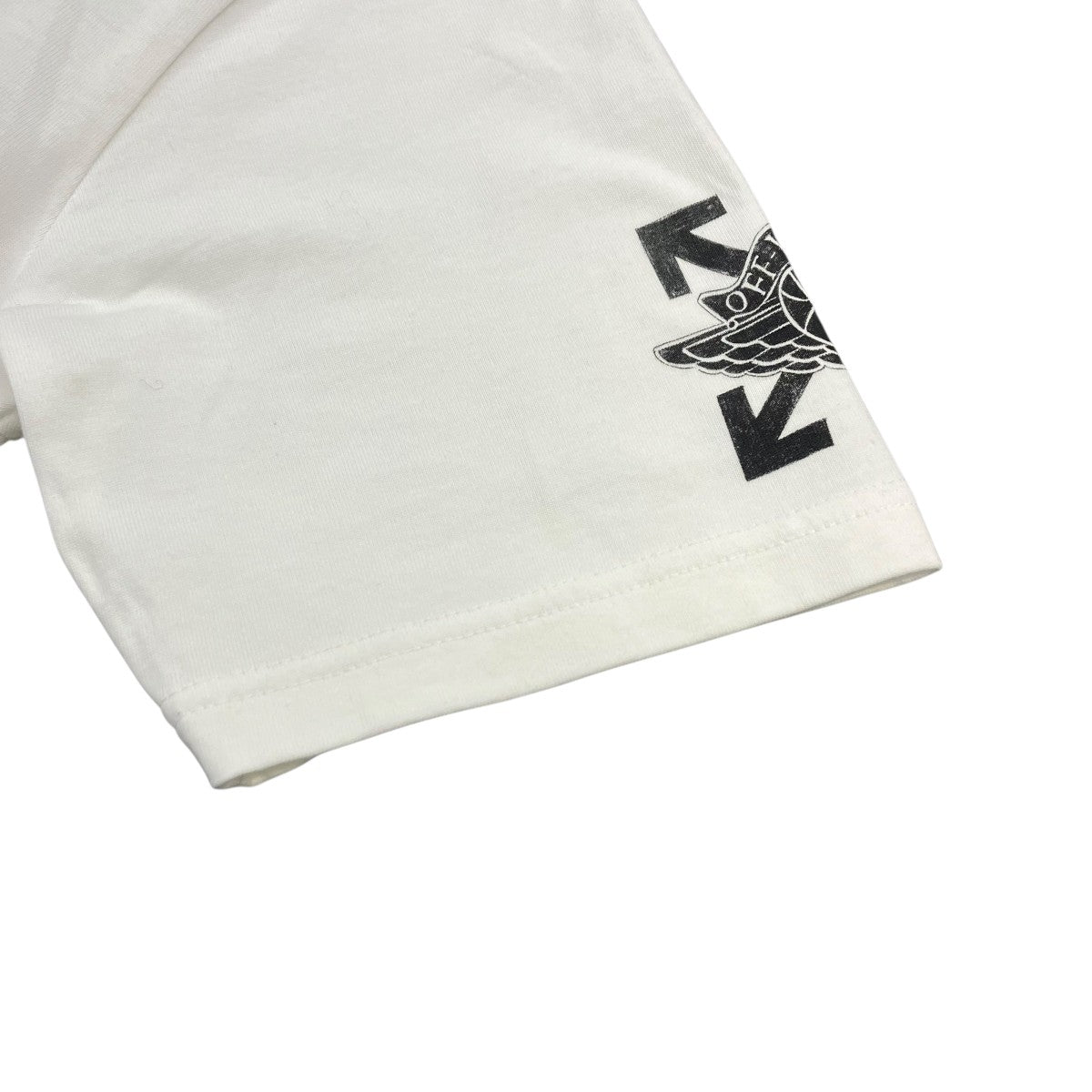 JORDAN BRAND×Off-White JORDAN BRAND AS M J OW SS TOP WHITE 20HO-STシャツDB4301-100 古着・中古-4枚目のアイテム画像