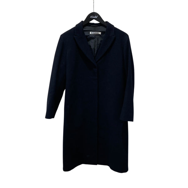 JIL SANDER NAVY チェスターコート 38 中古・古着通販】JIL SANDER NAVY (ジルサンダー ネイビー