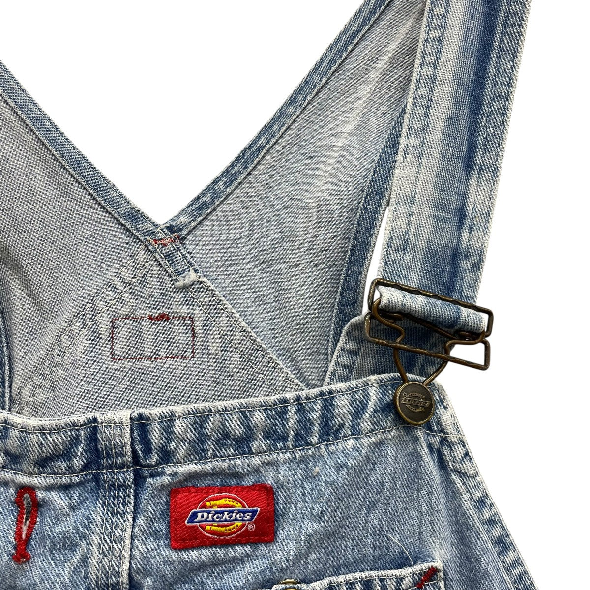 Dickies デニムオーバーオール8396SNB 古着・中古-3枚目のアイテム画像