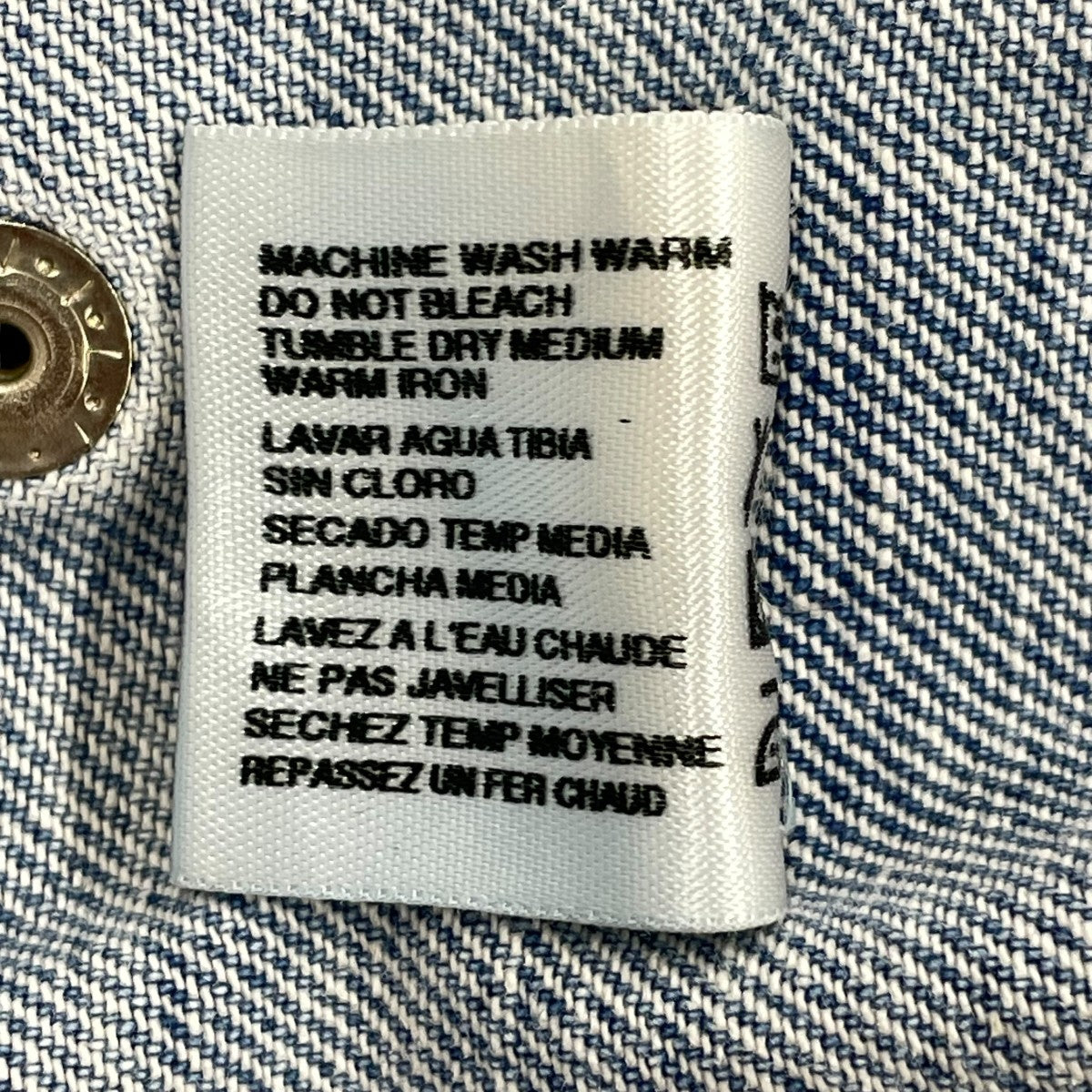 Dickies デニムオーバーオール8396SNB 古着・中古-8枚目のアイテム画像