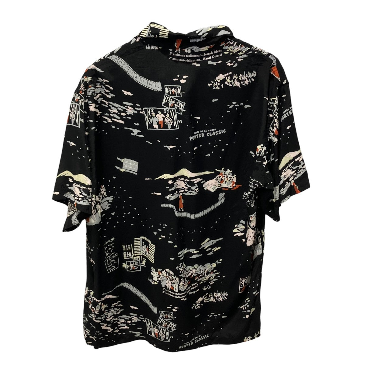 Porter Classic(ポータークラシック) 半袖シャツ ブラック サイズ M