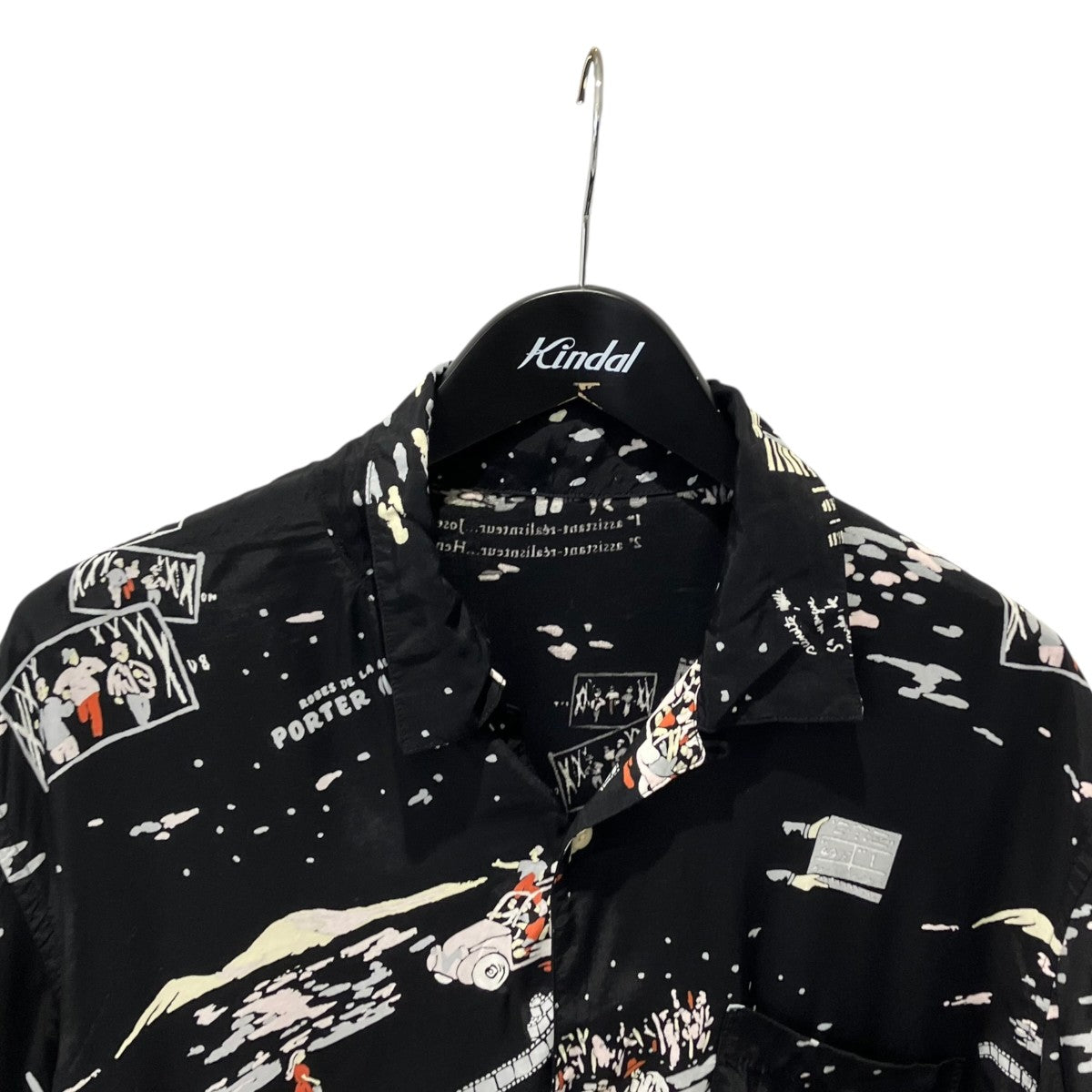 Porter Classic(ポータークラシック) 半袖シャツ ブラック サイズ M