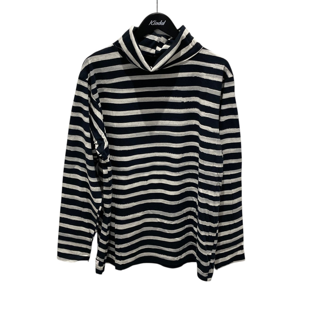 Porter Classic ボーダーハイネックカットソー 古着・中古-1枚目のアイテム画像