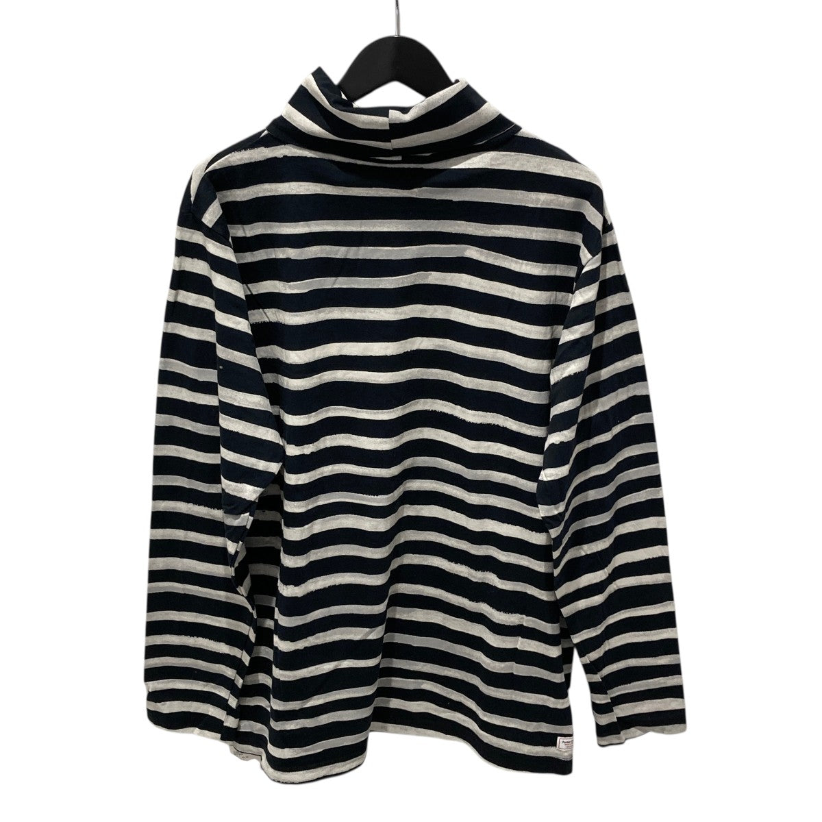 Porter Classic ボーダーハイネックカットソー 古着・中古-2枚目のアイテム画像
