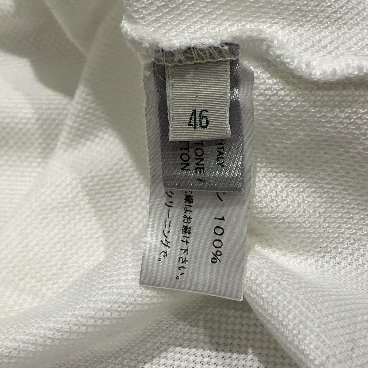 BOTTEGA VENETA バタフライワンポイントポロシャツ 古着・中古-6枚目のアイテム画像