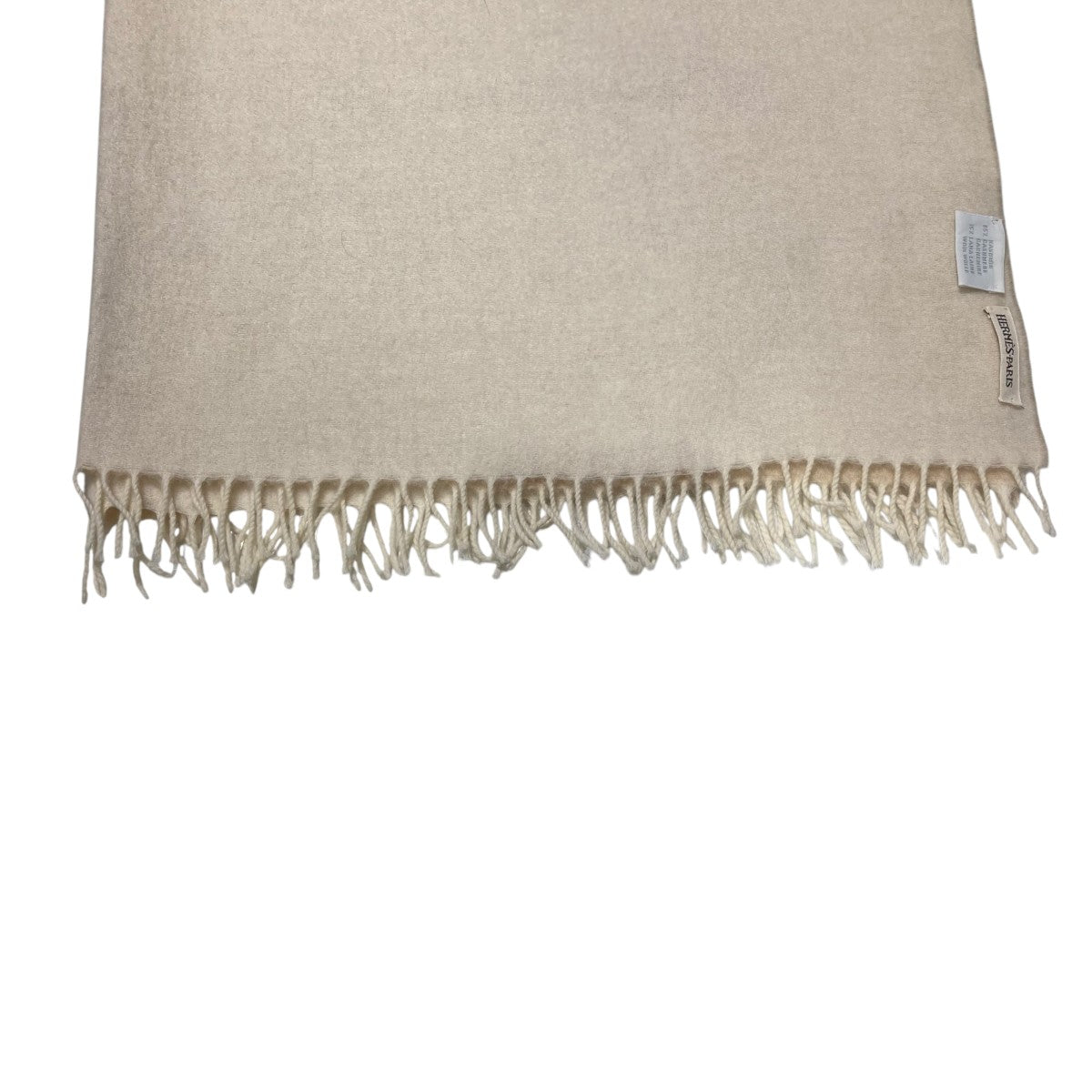 HERMES(エルメス) カシミヤ100マフラー ベージュ｜【公式