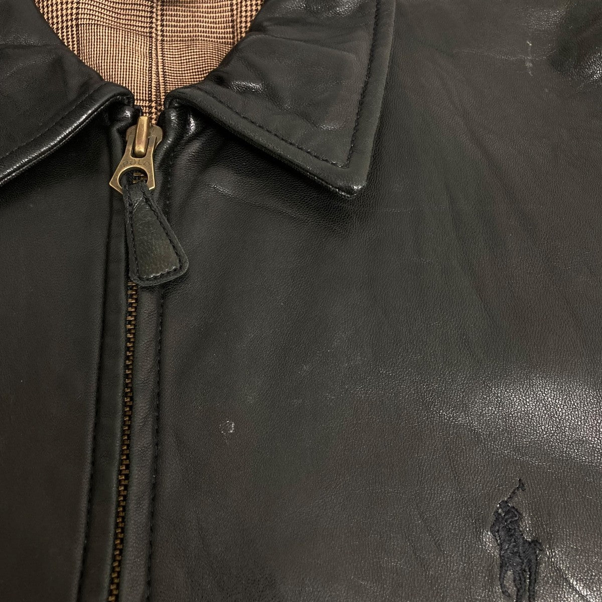 POLO RALPH LAUREN(ポロラルフローレン) ポニー刺繍 シープスキン