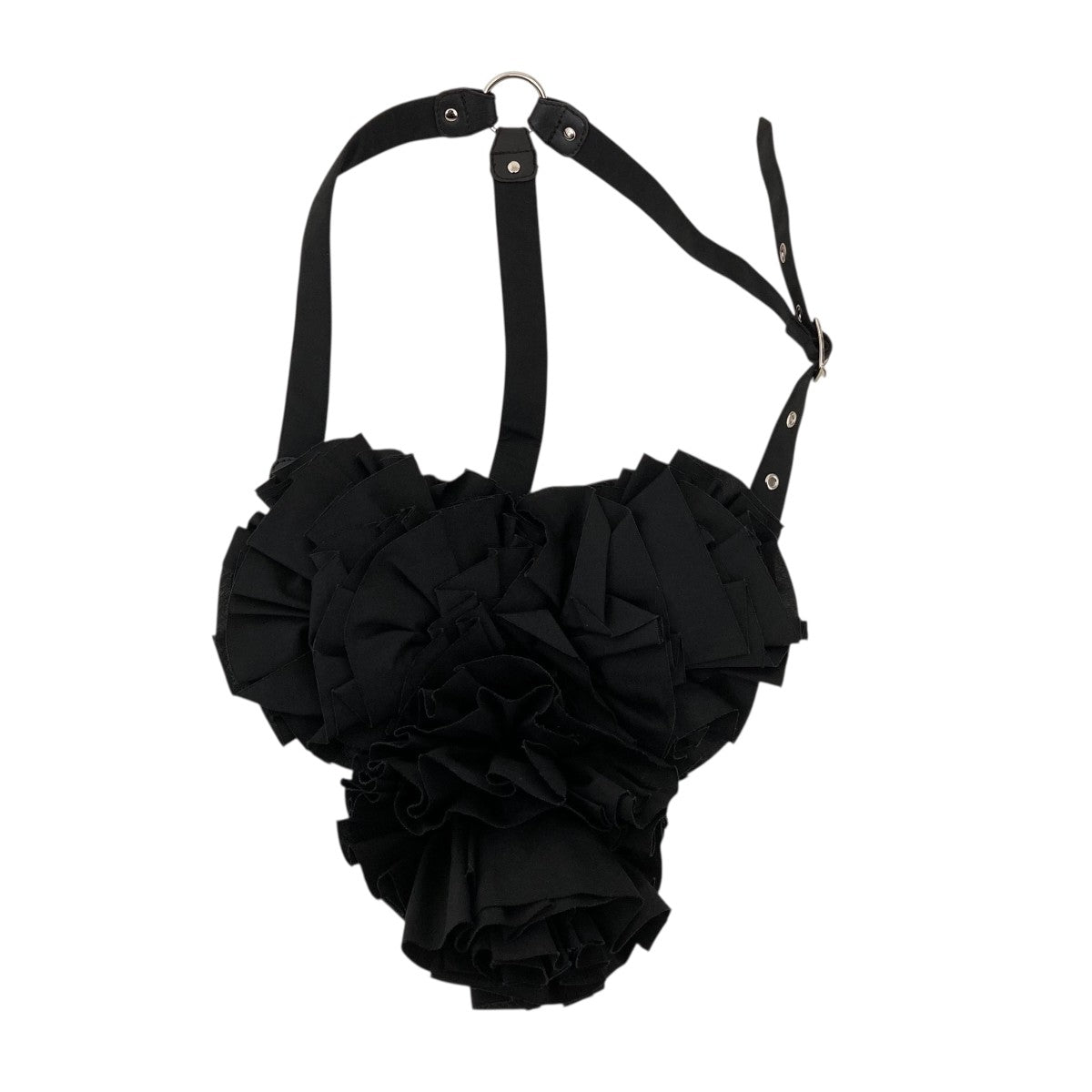 noir kei ninomiya 23SSプリーツフラワーハーネス3K-V016 古着・中古-1枚目のアイテム画像