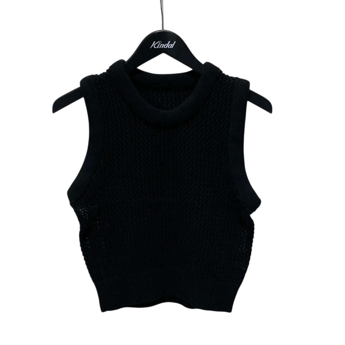 CLANE 25SS3D RIB MESH KNIT TOPSニットベスト19106-2002 古着・中古-1枚目のアイテム画像