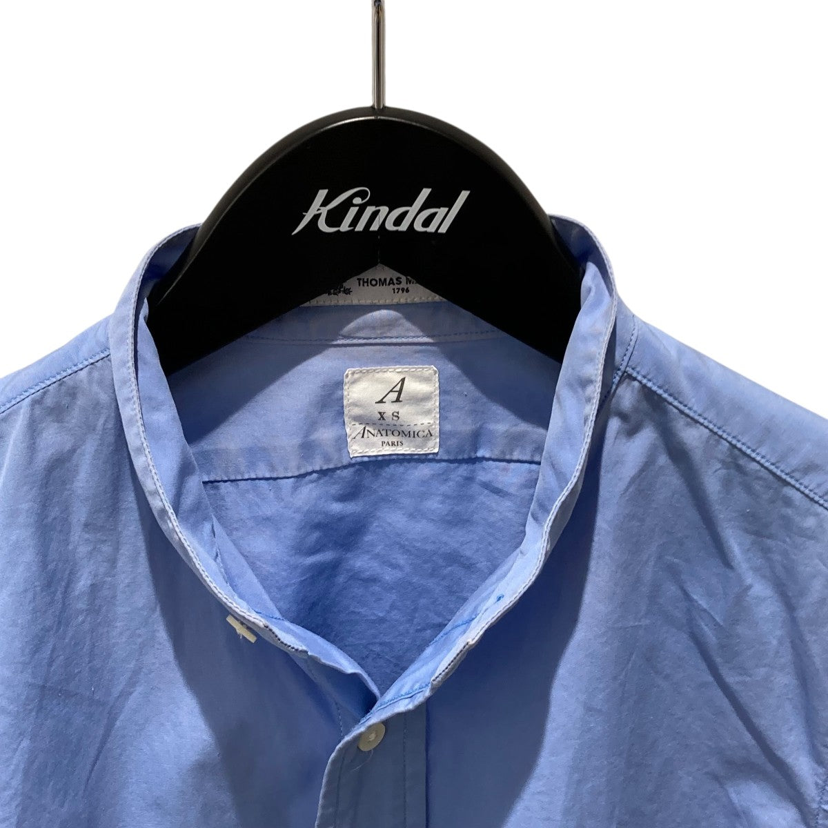 ANATOMICA×THOMAS MASON バンドカラーシャツ530-532-06 古着・中古-3枚目のアイテム画像