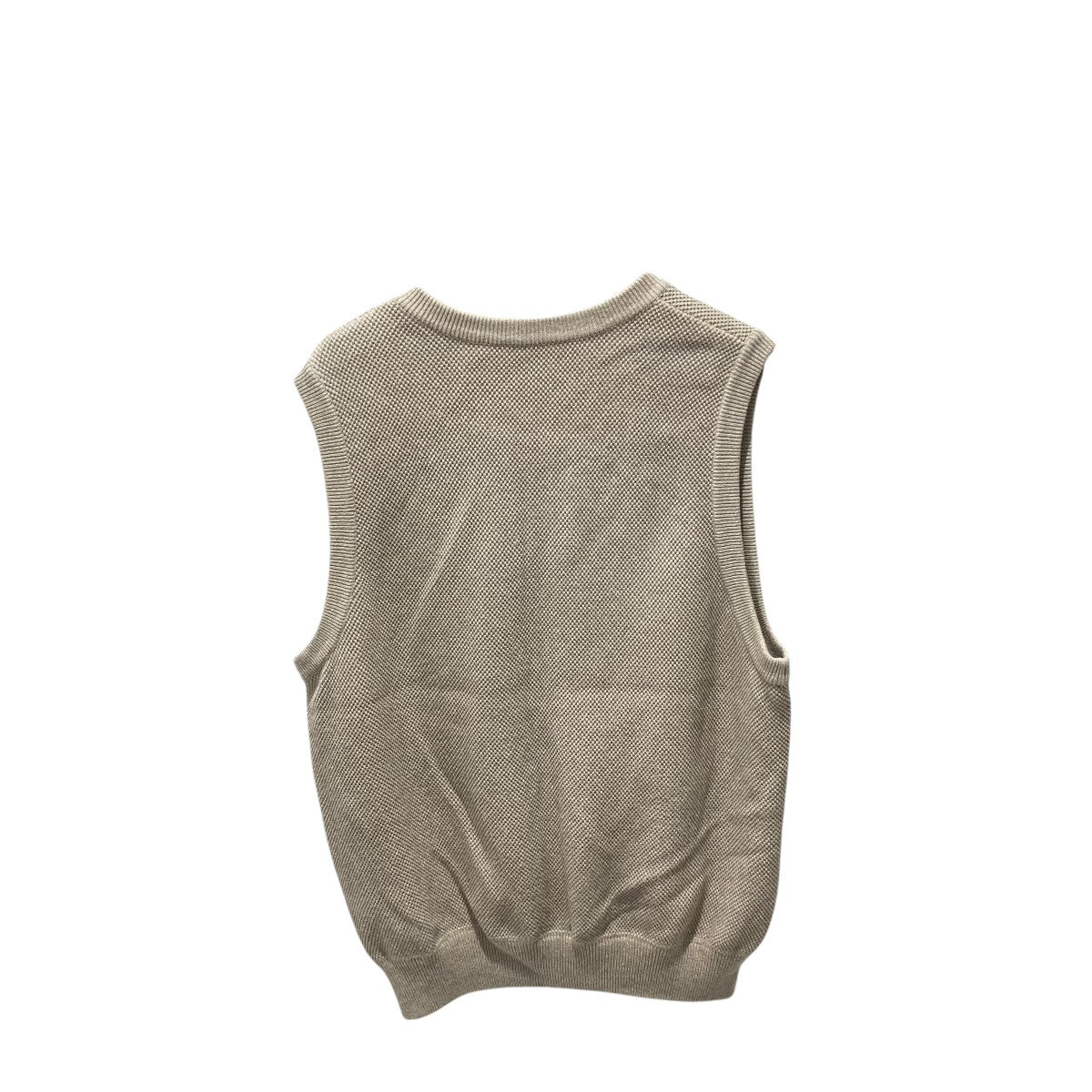 crepuscule(クレプスキュール) Moss Stitch Zip Vestニットベスト2201