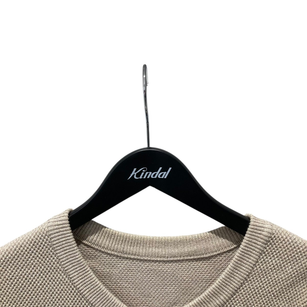crepuscule(クレプスキュール) Moss Stitch Zip Vestニットベスト2201