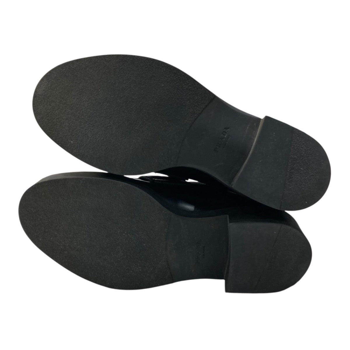 PRADA(プラダ) ブラッシュドレザーローファー トライアングル