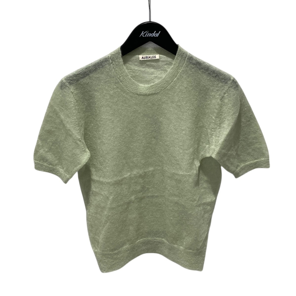 AURALEE KID MOHAIR SHEER KNIT TEE半袖ニットA24ST04FG 古着・中古-1枚目のアイテム画像