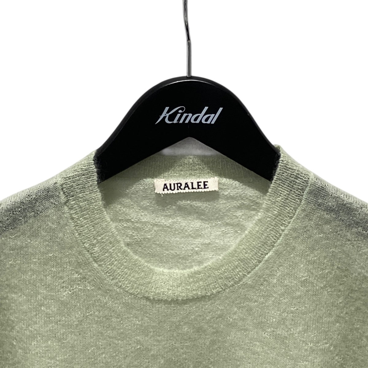 AURALEE KID MOHAIR SHEER KNIT TEE半袖ニットA24ST04FG 古着・中古-3枚目のアイテム画像