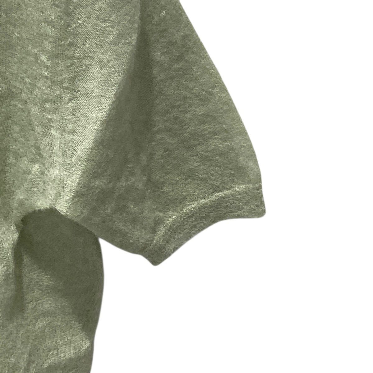 AURALEE KID MOHAIR SHEER KNIT TEE半袖ニットA24ST04FG 古着・中古-4枚目のアイテム画像