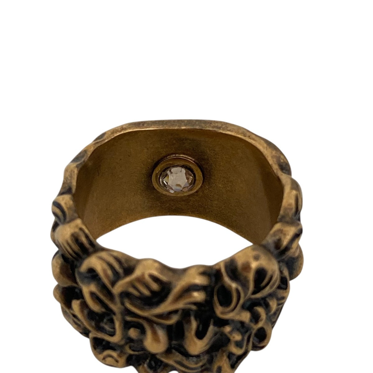 GUCCI(グッチ) ライオンたてがみリング ゴールド サイズ L(16号