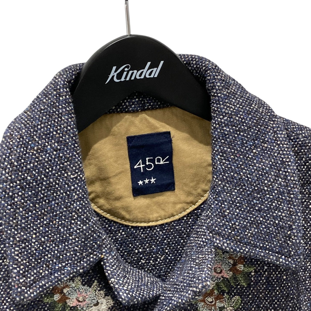 45rpm(45アールピーエム) ニコニコツイードのお花アニージャケット