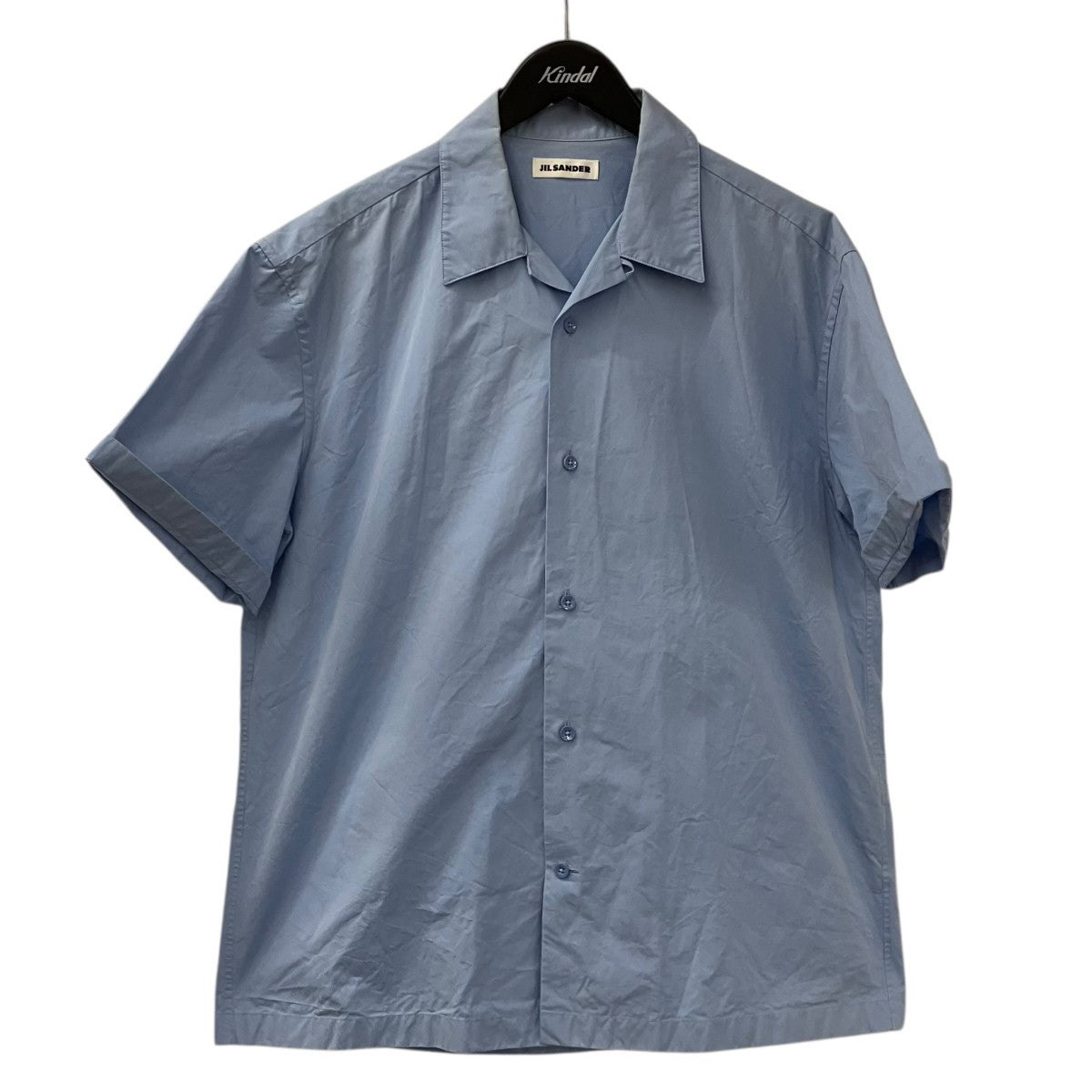 JIL SANDER 24SSヘビーオーガニックコットンポプリンシャツ半袖シャツJ22DL0112 古着・中古-1枚目のアイテム画像
