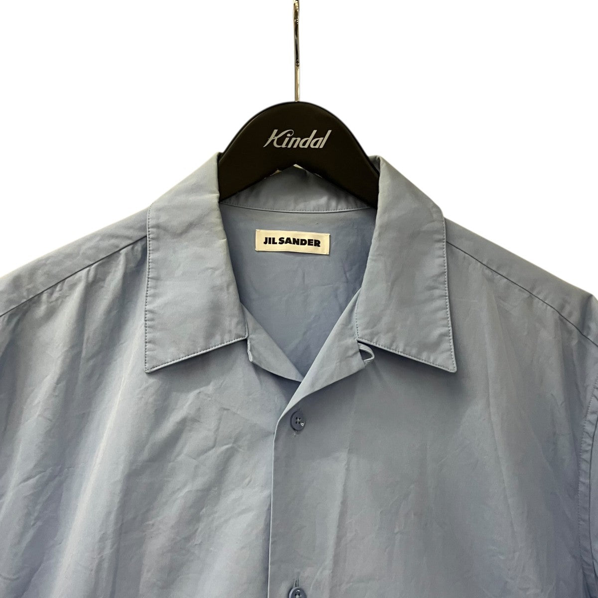 JIL SANDER 24SSヘビーオーガニックコットンポプリンシャツ半袖シャツJ22DL0112 古着・中古-3枚目のアイテム画像