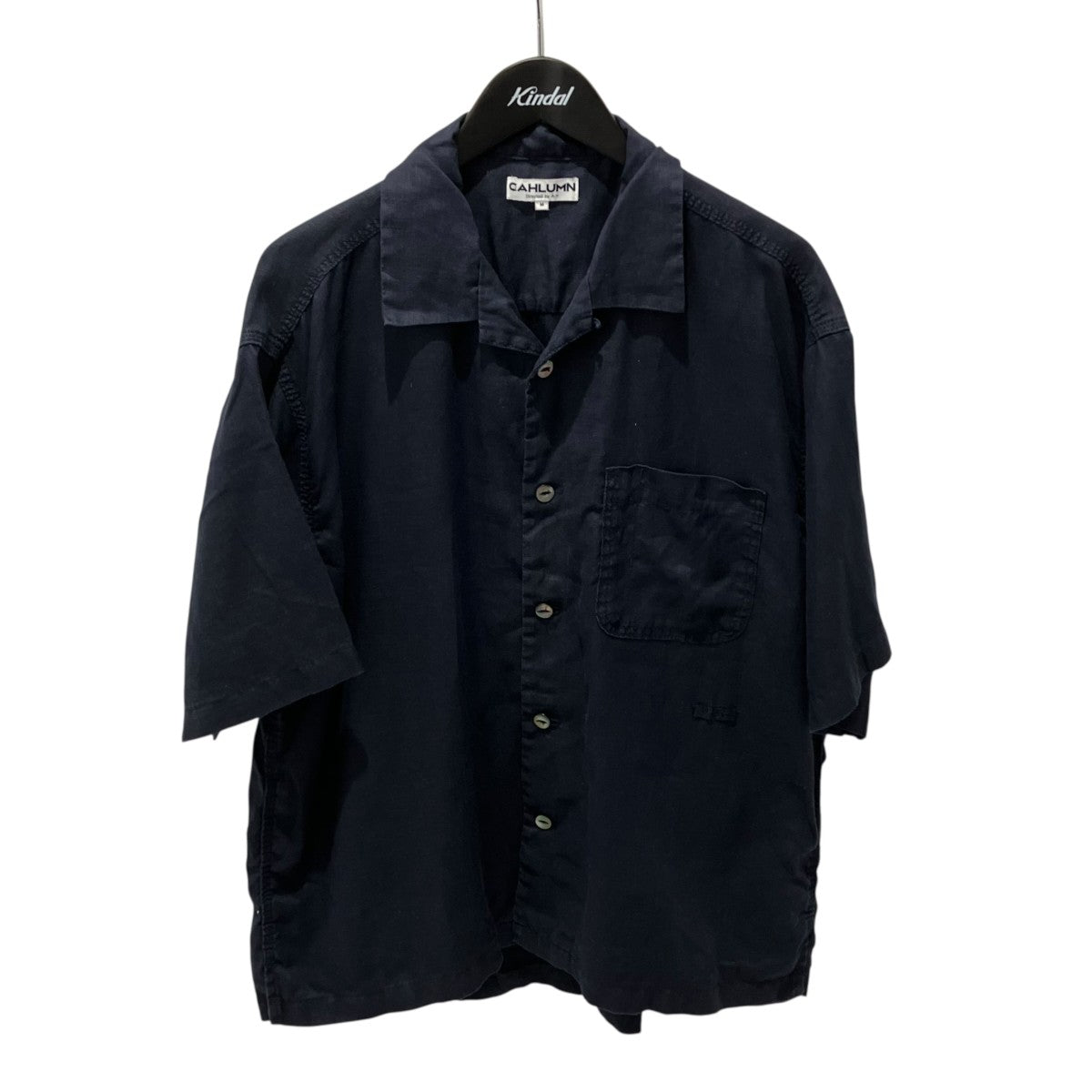 CAHLUMN A．H． オーバーサイズリネンシャツ半袖シャツ241-1069 古着・中古-1枚目のアイテム画像
