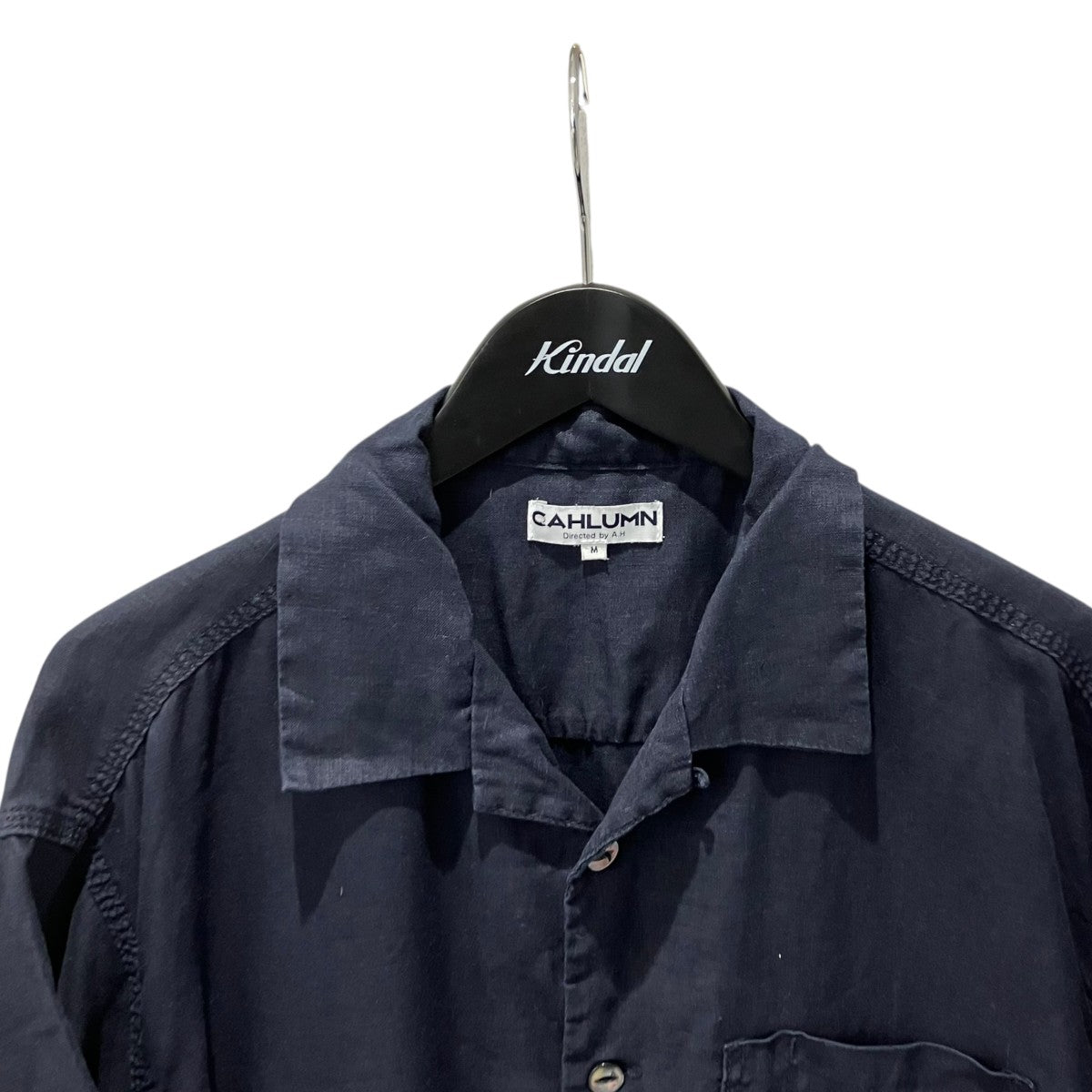 CAHLUMN A．H． オーバーサイズリネンシャツ半袖シャツ241-1069 古着・中古-3枚目のアイテム画像