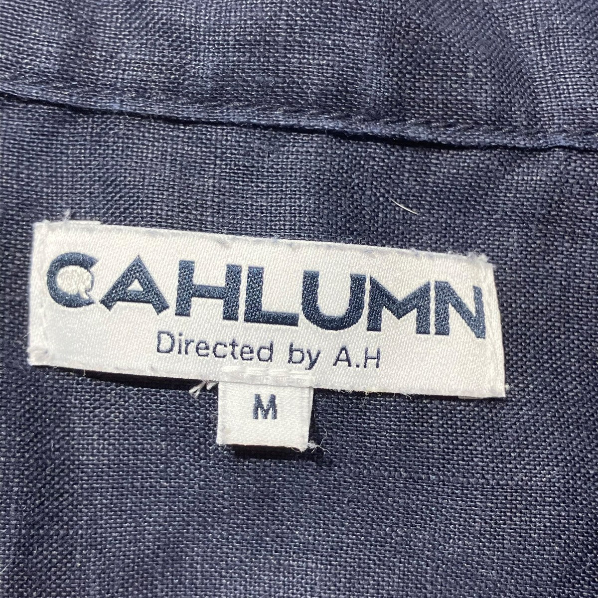 CAHLUMN A．H． オーバーサイズリネンシャツ半袖シャツ241-1069 古着・中古-5枚目のアイテム画像