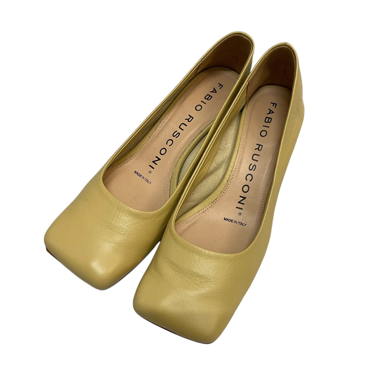 ワイドスクエアトゥパンプスE-1281