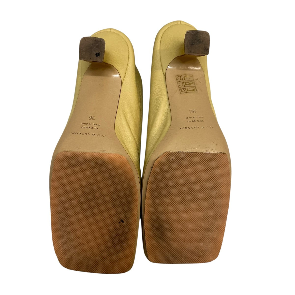 ワイドスクエアトゥパンプスE-1281