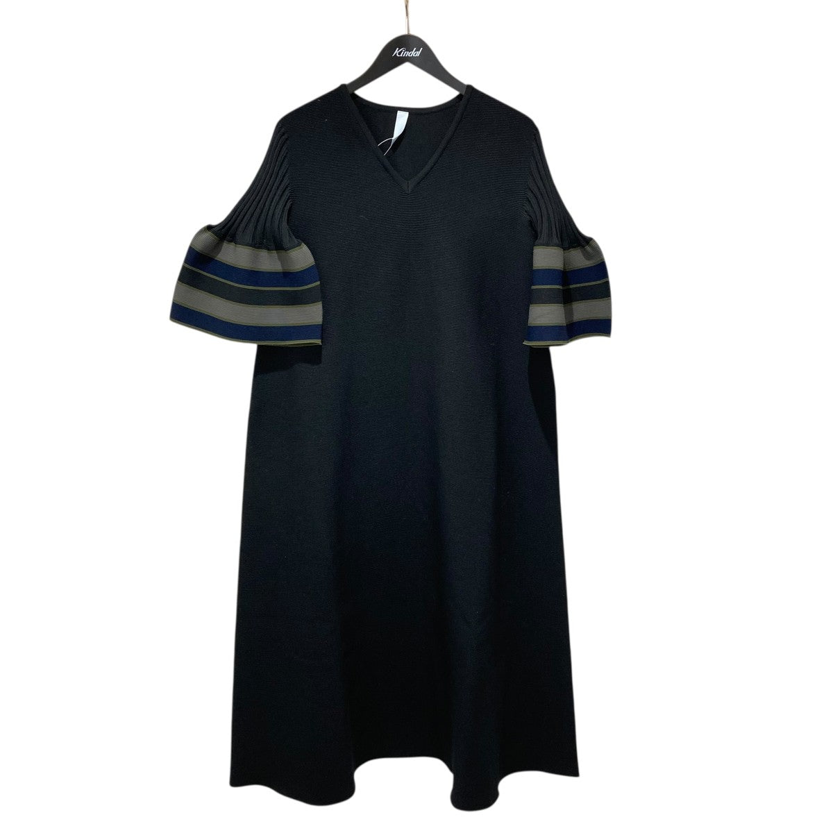 CFCL(シーエフシーエル) POTTERY SHORT BELL SLEEVE FLARE DRESSニット