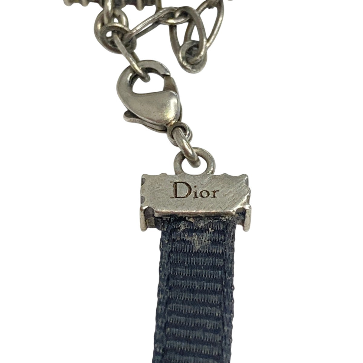 Christian Dior ラインストーン付きロゴチョーカー 古着・中古-3枚目のアイテム画像