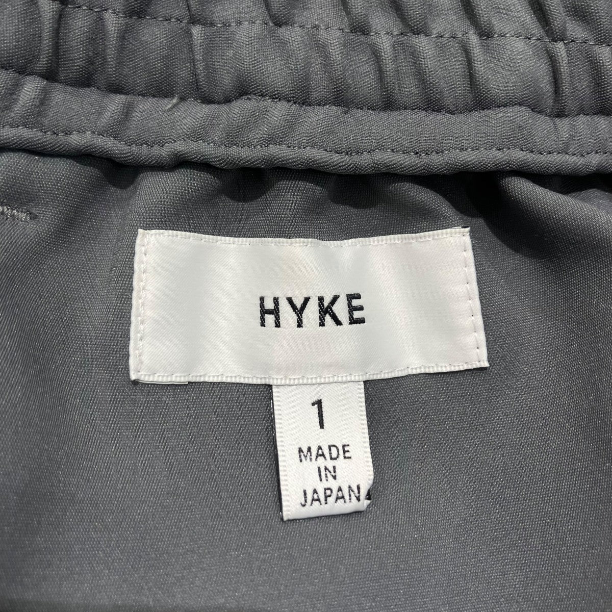HYKE 212-13216 CAREFREE TAPERED PANTSイージーパンツ、HYKE 古着・中古-6枚目のアイテム画像