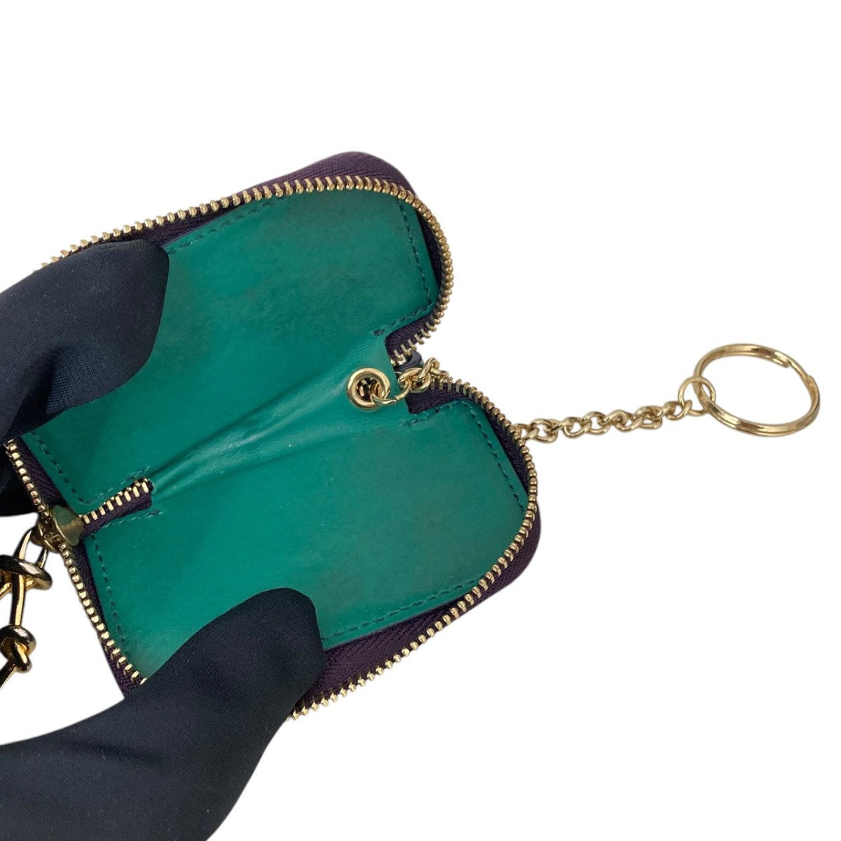 sacai(サカイ) バイカラーキーケース グリーン×パープル｜【公式