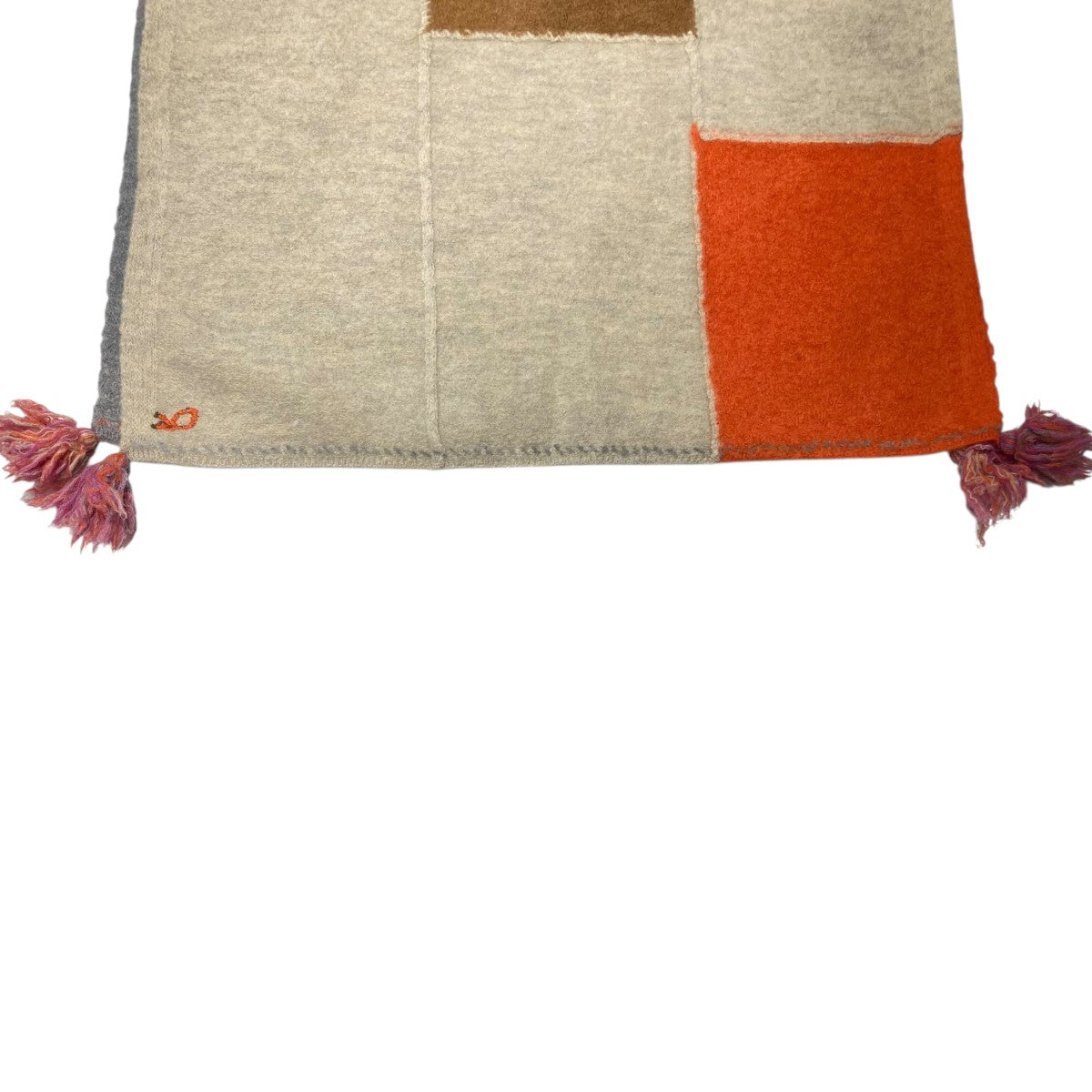 45R(フォーティファイブアール) 縮絨ポシャギのマフラー マルチ